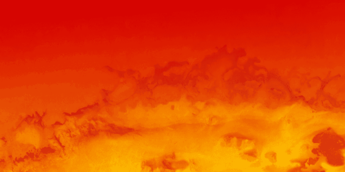 Abstract gradient of warm colors transitioning from yellow to deep red hues